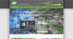 Desktop Screenshot of i2d.pl